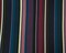 Burgundy Red-Multi Poly Spandex Stretch Stripe Print DB Jersey Knit Fabric By the Yard